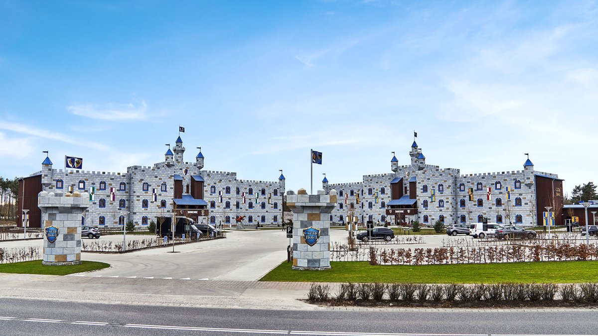 Exterior of LEGOLAND Castle Hotel
