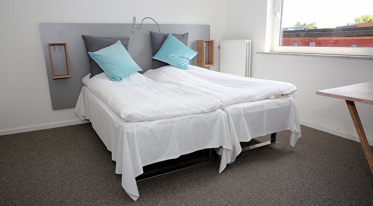 A guest room at REFBORG Hotel Billund