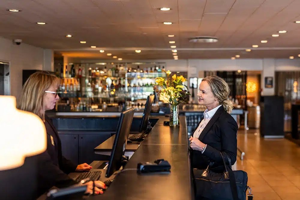 The bar at Hotel Svanen
