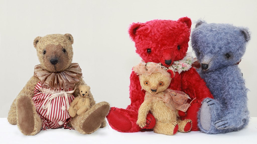 Teddy bears from the Teddy Bear Art Museum collection